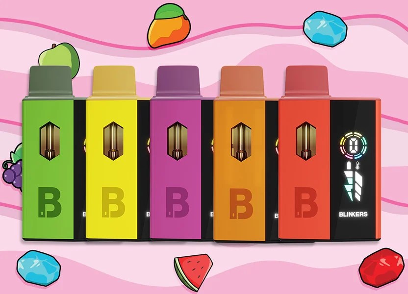 blinkers lastest 2g led fruits all in one vape